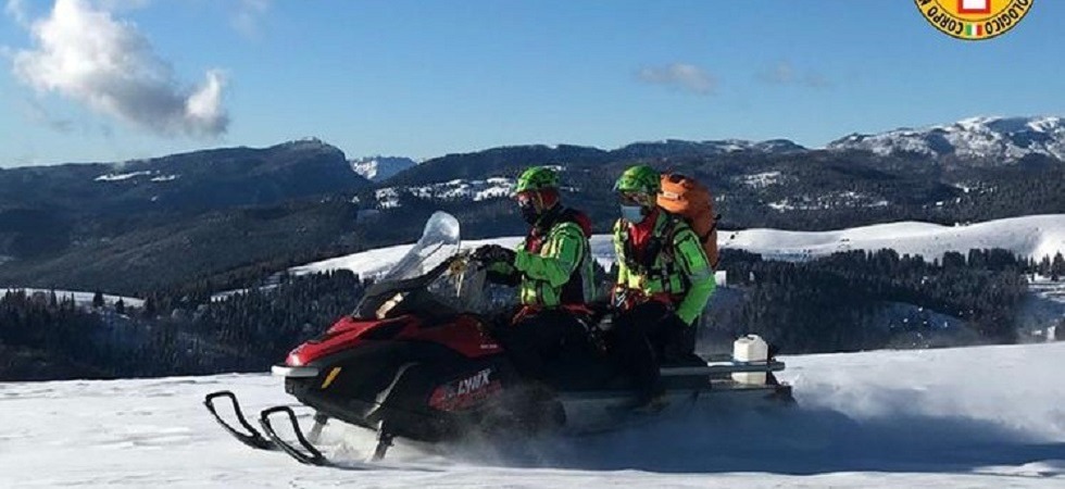 Caduta sulle piste da fondo: paura per un 60enne sull'Altopiano dei Sette Comuni